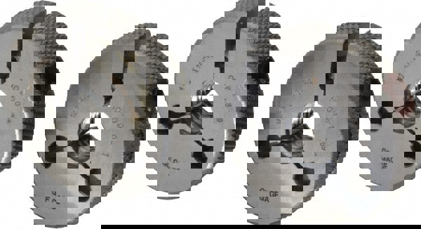 Threaded Ring Gage: M12 x 1.75 Thread, Metric, Class 6G, Go & No Go